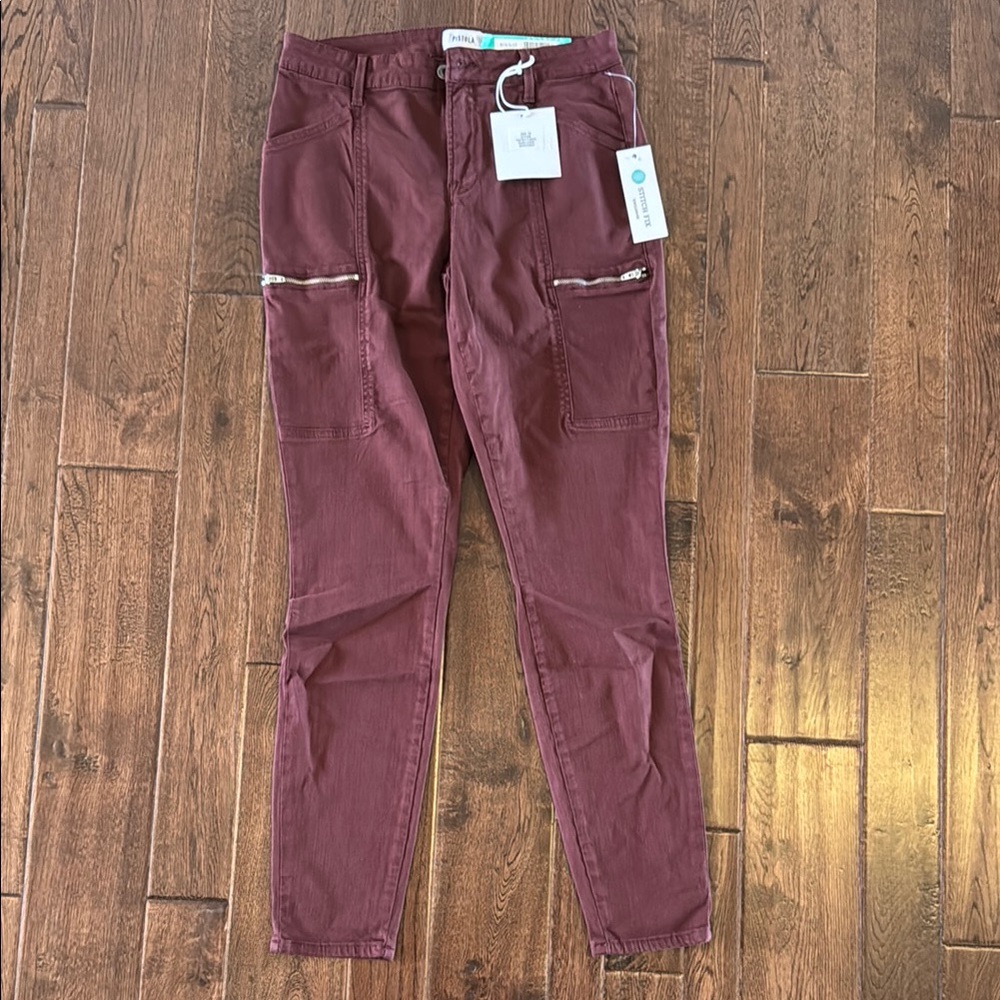 Pistola Red Skinny Pants Modern Fit